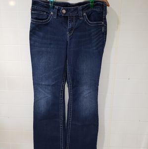 Silver jeans, size 14, dark blue